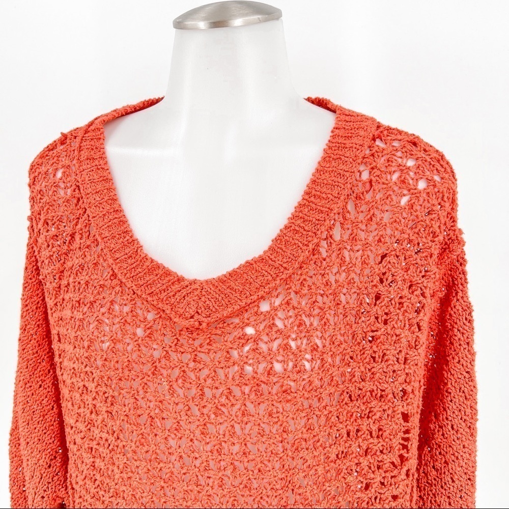 Free People Crochet Off the Shoulder Sweater - Picture 5 of 5